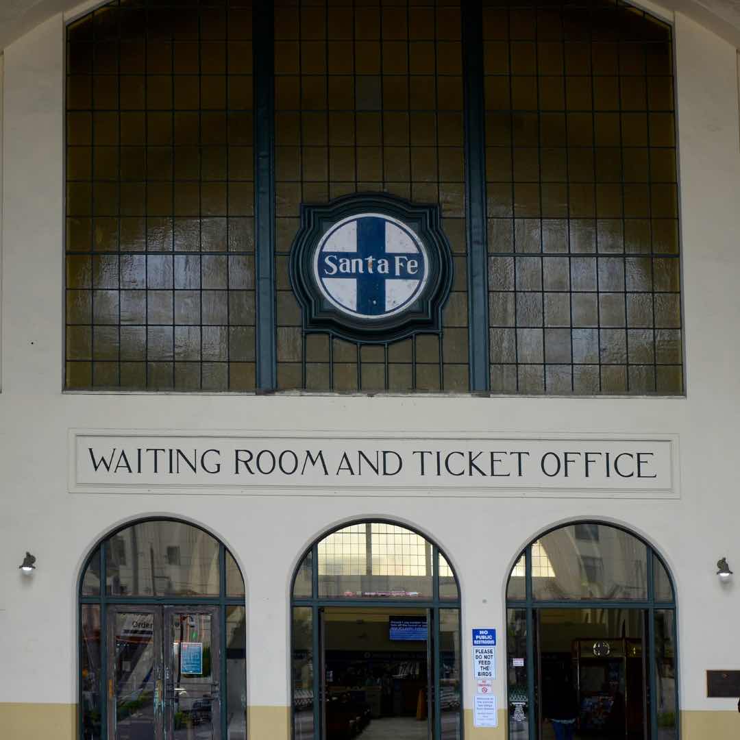 Parking at the Santa Fe Depot